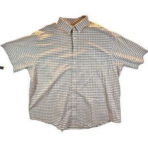 Roundtree & Yorke Gold Label Shirt Mens 3XB Non-Iron Short Sleeve Pocket